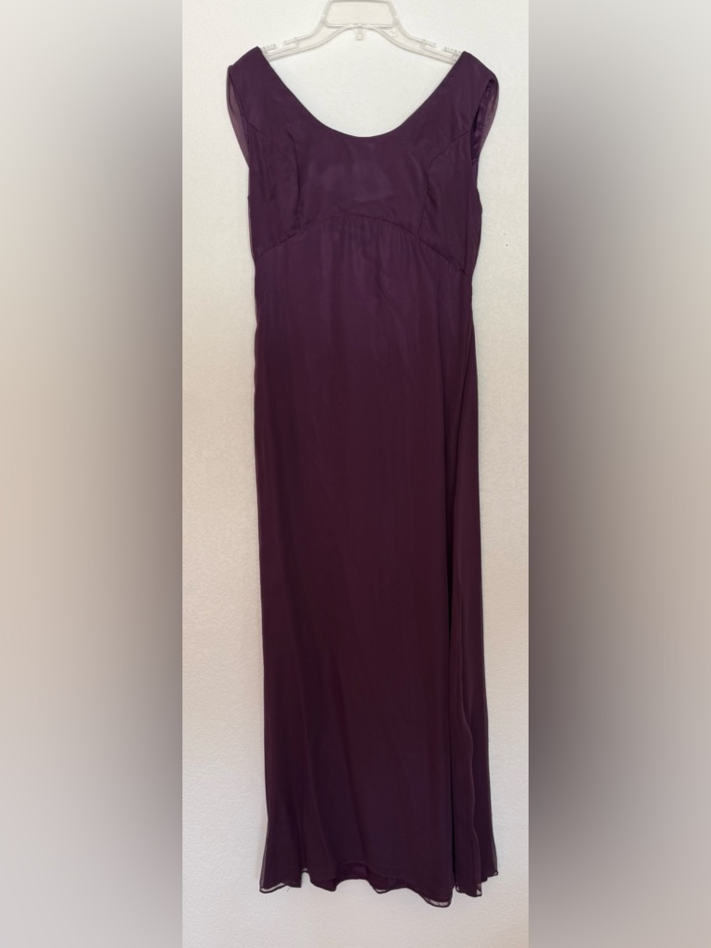 Jordan Sleeveless Maxi Dress in Deep Plum